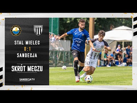 Stal Mielec - Sandecja Nowy Sącz 0:1 (0:1), skrót meczu (sparing) | 29.06.2024