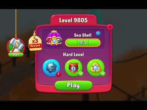 Fishdom Level 9805 - Daily Log #159 | Super Lightning Activated