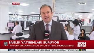 TRT Haber | Polifarma Ar-Ge Hammadde ve İlaç Üretim Tesisi