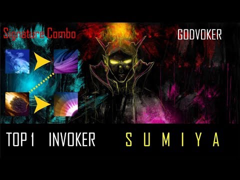 SUMIYA GODVOKER SIGNATURE COMBO  TOP 1 INVOKER CHINA SERVER
