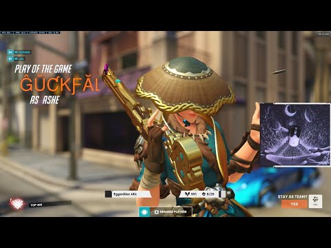 25K DMG! POTG! GALE INSANE ASHE GAMEPLAY OVERWATCH 2 SEASON 1 RELEASE