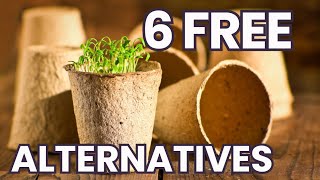 6 Free #diy Peat Pot Alternatives #zerowaste