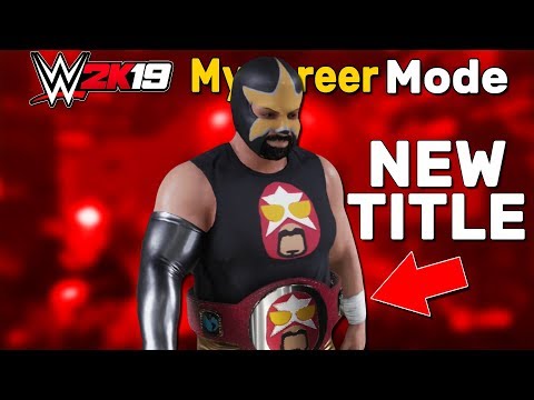 How To Create a Custom Championship Title - WWE 2K19 My Career Story Mode Ep 10 (MyCareer Gameplay)