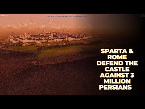 SPARTANS AND ROMANS HOLD THE LINE AGAINST 3 MILLION PERSIANS -ULTIMATE EPIC BATTLE SIMULATOR 2