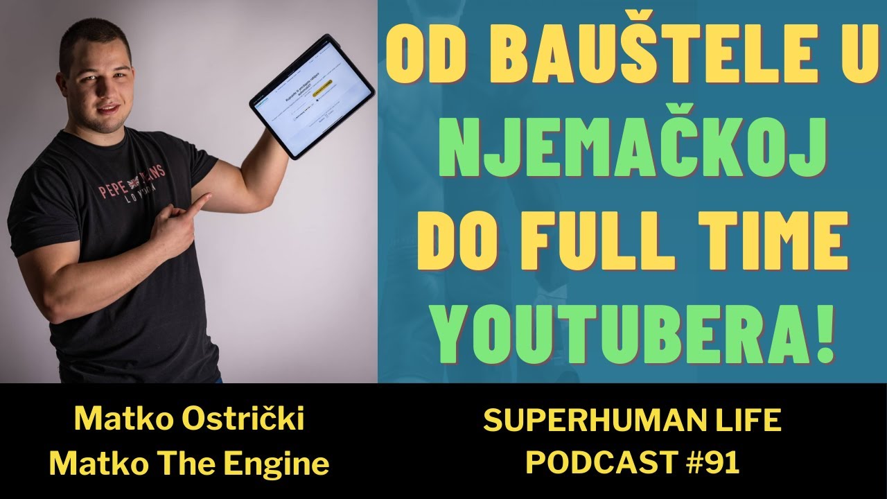 "Od BAUŠTELE u Njemačkoj do full time YOUTUBERA sa automobilskim temama" - Matko Ostrički #91