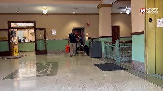 FBI agents seen executing search warrants in Jackson