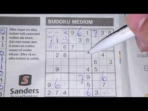 Today, Eight Sudokus to solve. (#850) Medium Sudoku puzzle. 05-20-2020 part 2 of 3