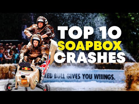 Top 10 Crashes from London's Red Bull Soapbox Race