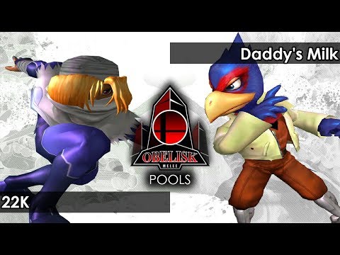 Melee: 22K (Sheik/Fox) V Daddy's Milk (Falco) - Obelisk 70 Tournament SSBM
