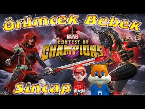 Örümcek Bebek ve Sincap Marvel Şampiyonlar Turnuvası Oynuyor Örümcek Bebeğin Oyunları