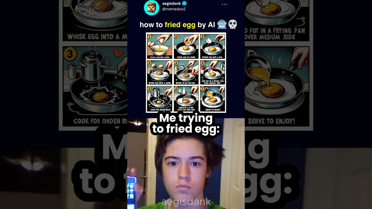 AI Teaches Frying Eggs 🍳😂