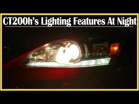 2014 - 2017 Lexus CT200h | Exterior Lighting Features: DriveAndBeDriven NightTime Clips