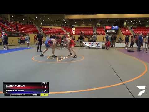 195 Lbs 1st Place Match - Caysen Curran, IA Vs Tommy Sexton, IA Afd4