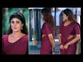 Tamil Serial Actress Nimeshika Rare Saree Iduppu Show