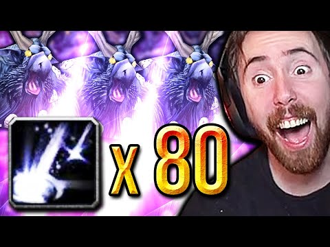 Shadowlands Most Powerful Ability (x80)! Asmongold Raid + Rextroy's Broken Starfall