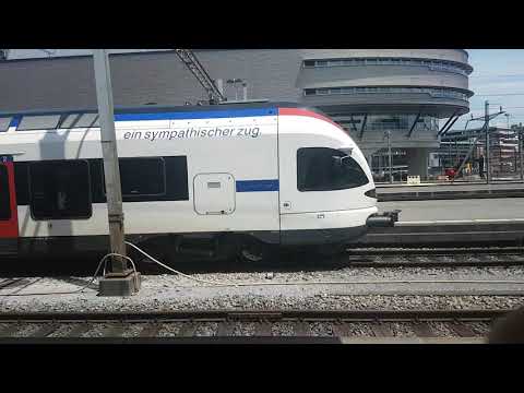 Bahnverkehr am Bahnhof Luzern (Teil 11 / #11).
