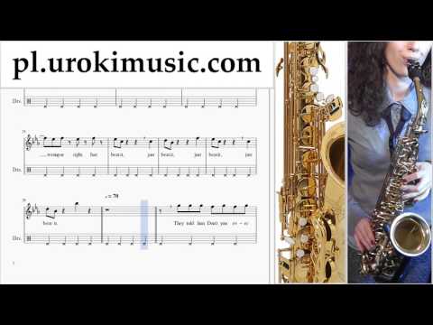 Nauka Gry Na Saksofonie (Altowy) Michael Jackson - Beat It Nuty Poradnik Część 2 um-i463