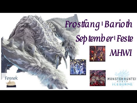 Es kommt "altes neues" auf uns zu! | Frostfang-Barioth und September Events MHWI | MHW Iceborne News