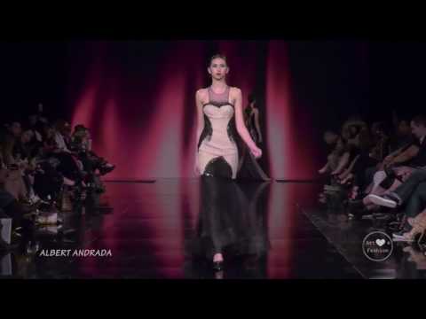 Lauren walking for Albert Andrada at Art Hearts Fashion LAFW