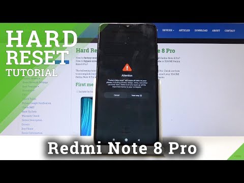 Factory Reset XIAOMI Redmi Note 8 Pro - Delete All Content & Settings