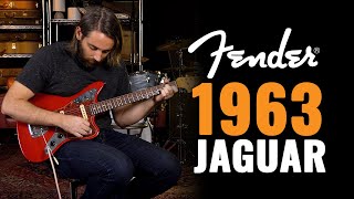 Video thumbnail for 1963 Candy Apple Red Fender Jaguar | CME Vintage Demo | Nathaniel Murphy by Chicago Music Exchange