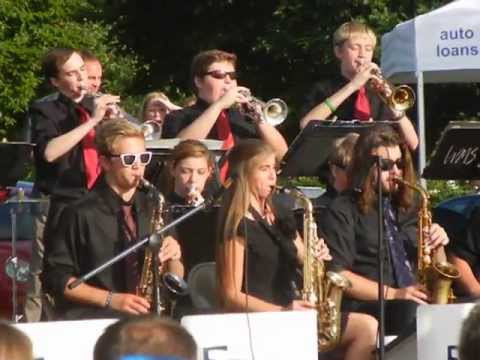 East Forsyth High School Jazz Band plays for Kernersville community