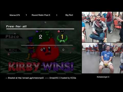 Kirbstompd 3 - Big Red (Kirby) vs Maniac379 (Falcon) Pools
