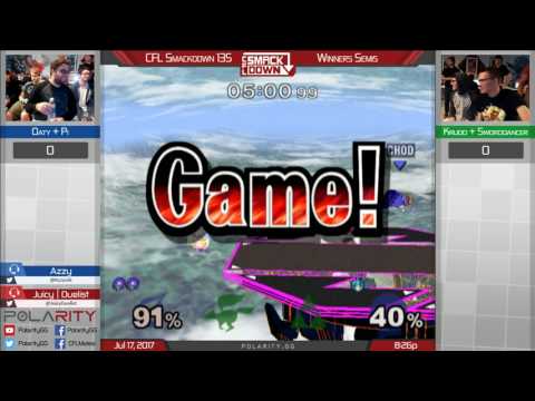 CFL Smackdown 135 Melee - Oaty + Pi vs Krudo + Sworddancer - Doubles Winners Semis