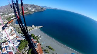 preview picture of video 'Paragliding Almuñécar / Itrobo # January 2014'