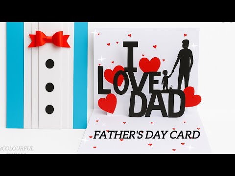 Best father's day gift card/ handmade Card tutorial for father's day/ make it for your super hero