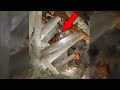 The terrifying "Crystal Cave" in Mexico