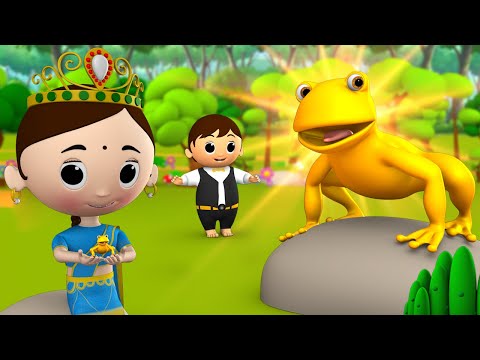 The Magical Golden Frog Story | जादुई सोने की मेंढक हिन्दी कहानी - 3D Animated Kids
