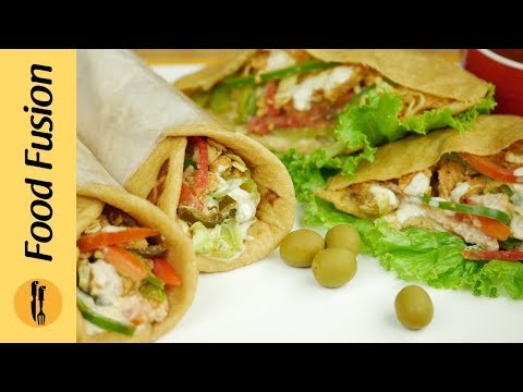 Chicken Shawarma | Home made Chicken shawarma Recipe By Food Fusion
