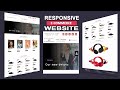 Responsive Ecommerce Website Using Html Css Javascript How To Make An E Commerce Website In Hindi