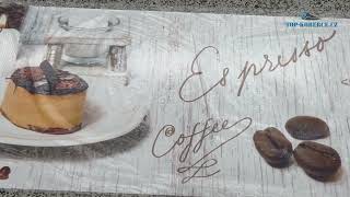 Kuchyňský panel ABS plast Latte Gourmet 3000x600mm 1,5mm