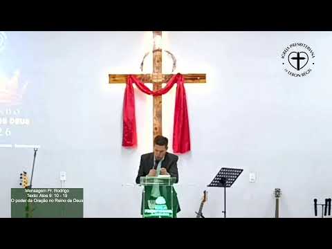 Culto de adoração e louvor.   19h - 26/04/2026