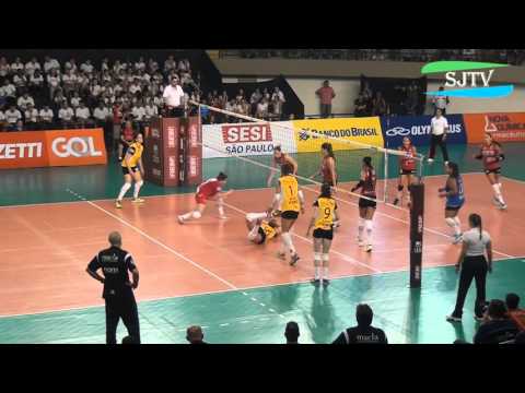 Sesi x Sâo Bernardo Superliga de Vôlei Feminino 2015
