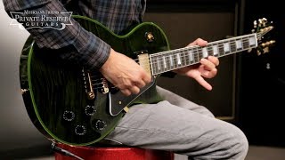 Video thumbnail for Gibson Custom 2017 Limited Run Les Paul Custom Figured Olive Widow Electric Guitar by Musician's Friend