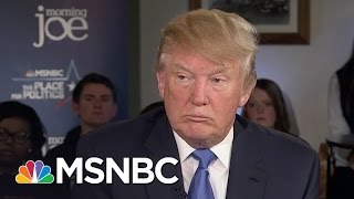Donald Trump On Carson, Drug Use, American Jobs | MSNBC