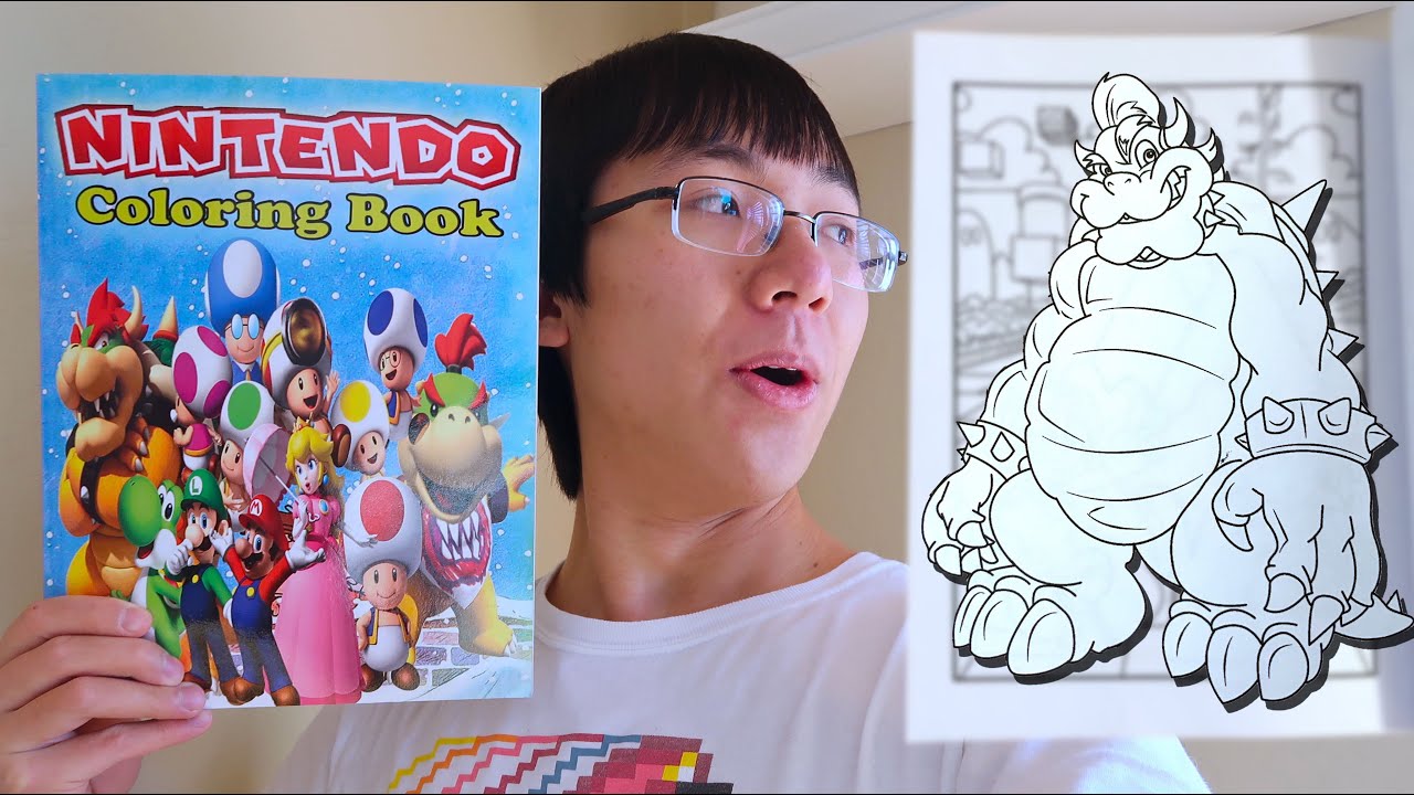 AWFUL NINTENDO COLORING BOOKS