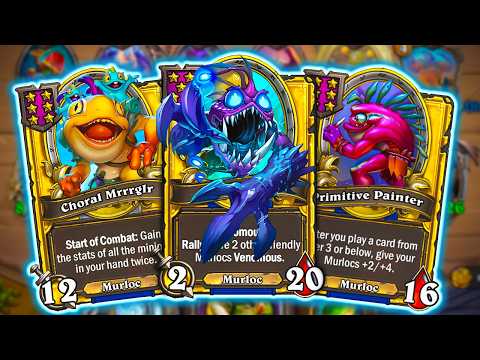 Climbing with Gallywix: Broken APM Murlocs?! | Hearthstone Battlegrounds