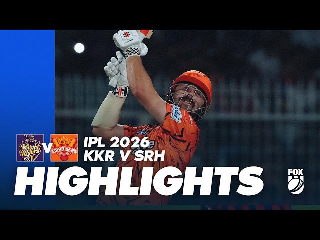 Kolkata Knight Riders v Sunrisers Hyderabad I Match Highlights I IPL 2026 – Game 6 I Fox Cricket