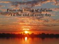 PRAISE ADONAI (LYRICS)