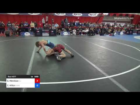 44 Kg Rr Rnd 2 - Seth Mendoza, Illinois Vs Cooper Hilton, Tennessee