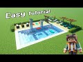 Minecraft Swimming Pool Tutorial ‍ ️ Rihan S CrafTopic