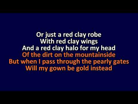 Gillian Welch - Red Clay Halo - Karaoke Instrumental Lyrics - ObsKure