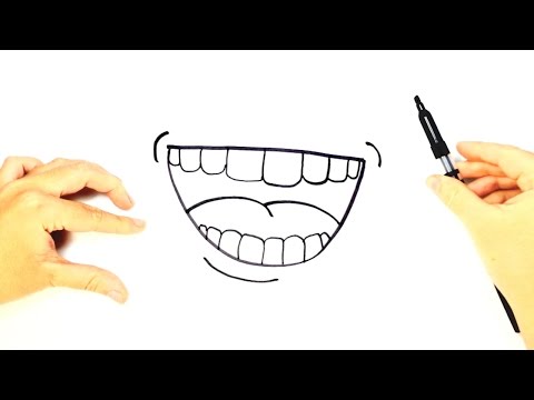 How to draw a Mouth | Mouth Easy Draw Tutorial - YouTube