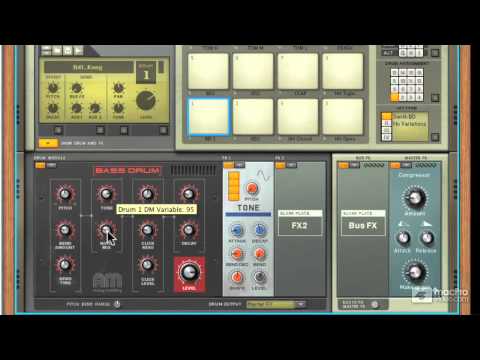 Reason 6 107: Beat Design Basics - 12 Kongs Analog and Physical Modeling