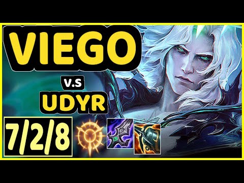 DREAD (VIEGO) vs UDYR - 7/2/8 KDA JUNGLE CHALLENGER GAMEPLAY - KR