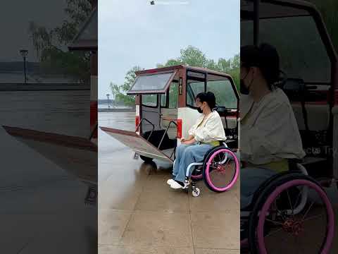 Disabled Woman’s Smart Car Will Surprise You! 🚗♿ #facts​ #shorts​